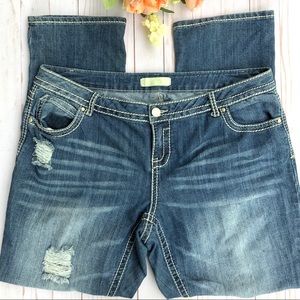 Almost Famous Premium Bootcut Jeans Embellished 20